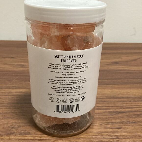 Alchemy Living NWOT Pink Himalayan Bath Rocks.  26.45 Oz. - Picture 2 of 4